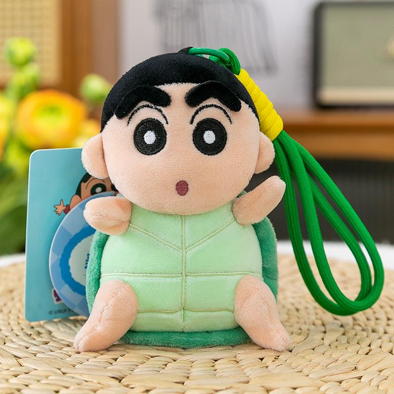 Genuine Penguin Crayon Small New Pendant Plush Doll Cute Turtle Doll Keychain Girls Children's Day Gift