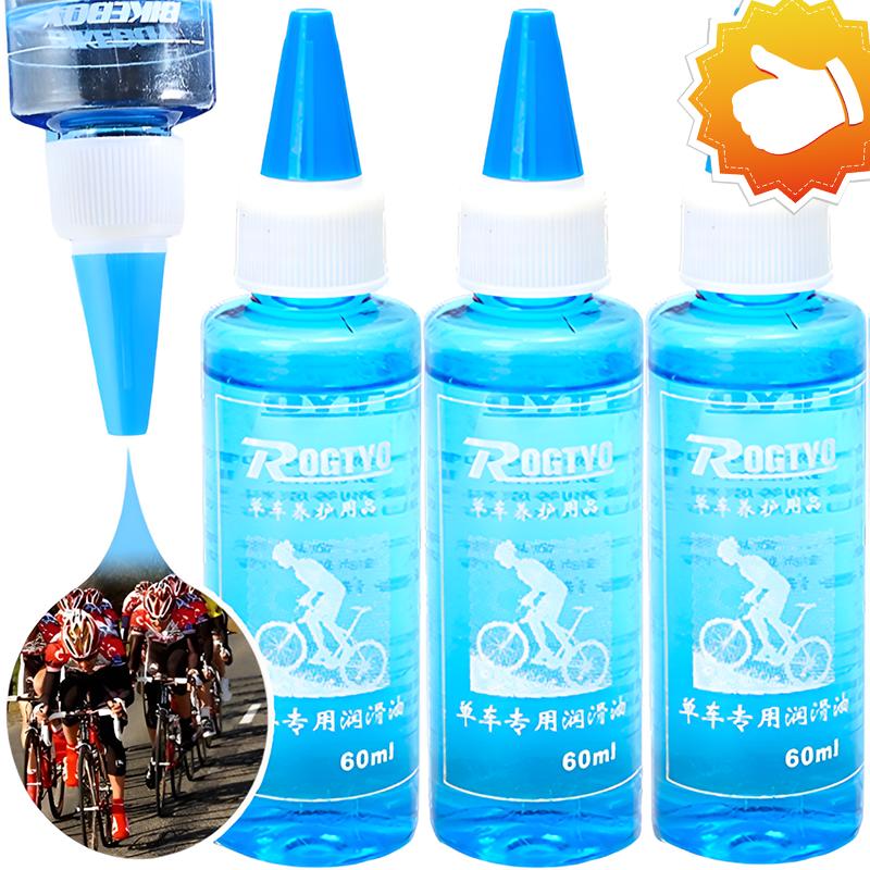 Bicycle Lube Chain Oil Dry Chain Lubricant Bike Gear Lubricant Waxy Maintenance Oil Squirt Road Bicycle New Accessories 60 ML