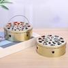 Hollow Out Incense Burner Box with Handle Lid Mosquito Incense Box Sandalwood Box  Home Decorative