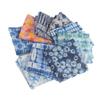 Imitation Tie Dye Blue Dye Floral Print Cotton Poplin Thin Fabric for DIY Children Clothes Handmade Accessories Cotton Fabric