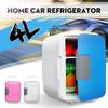 Car Refrigerator Electric Portable Mini Fridge Cooling Heating Freezer 48-60W 12V/220V Compressor for Car Home Office Picnic 4L