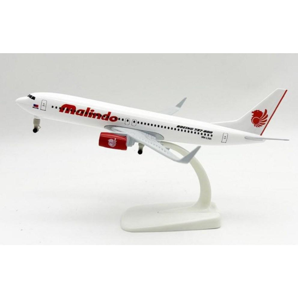 20cm Die-cast Boeing 737 Malindo Air Model Airplane