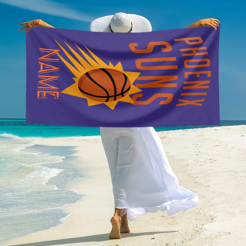 Personalized Golden State Warriors Fan Gear Beach Towel Microfiber Beach Towel Thin Absorbent for Beach Swimming Yoga Bath Sports. 0910221