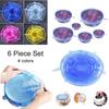 Source European Standard Silicone Six-piece Set Fresh-keeping Cover Stretch Bowl Cover Refrigerator Microwave Seal Fresh-keeping Film