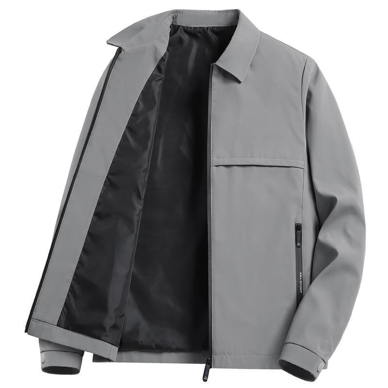 Romon Herren 2025 Winter Verdickte Baumwolljacke - Warme Freizeitjacke für Mittelalte und Ältere