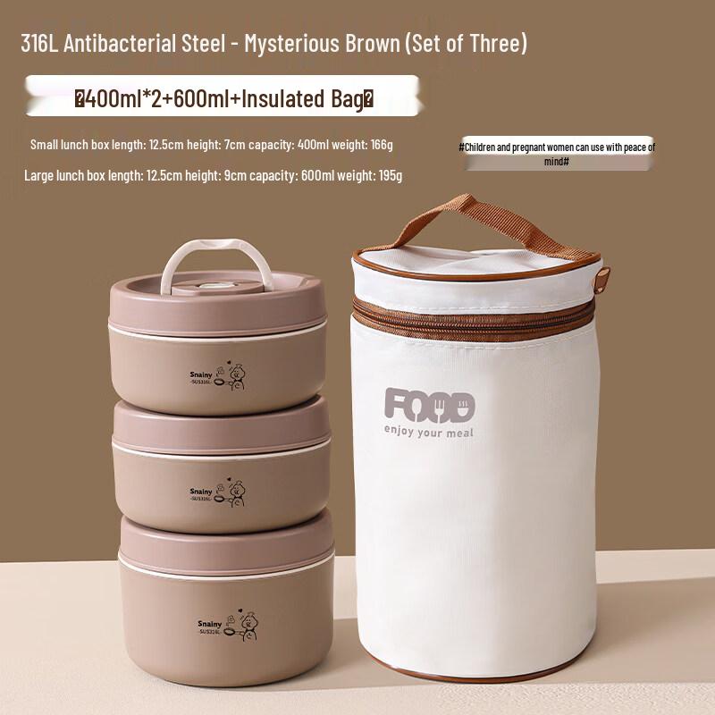 Xihe Stainless Steel Insulated Food Container Set