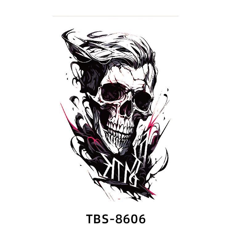 Realistiska Djurtotem Tatuering Klistermärken: Drake, Fenix, Tiger, Varg