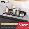 No-Drill Wall-Mounted Bathroom Shelf for Mirror, Faucet, and Vanity