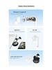 Recci REP-W99 Semi-In-Ear Bluetooth Headphones, True Wireless, High Sound Quality TWS 5.3