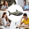 9.3x3.6x3.7cm Iron Fish Retro Shark-Shaped Home Decor Reusable Industrial Sea Art Piece Ornaments Creative Collection Artworks