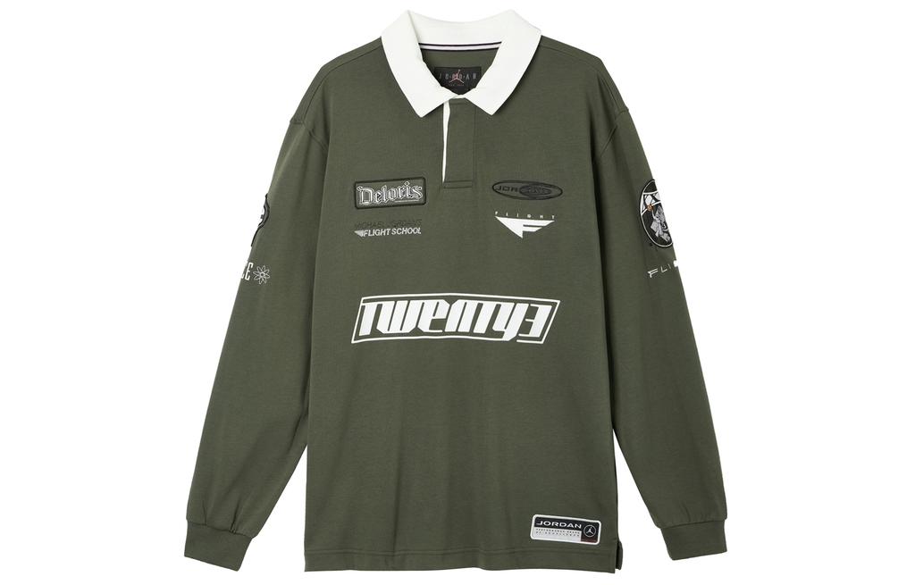 JORDAN Essentials Men's Long Sleeve Rugby Top HF9324-325
