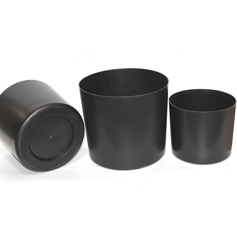 Pojemnik na rośliny domowe Czarne doniczki Pojemnik na sukulenty Doniczka Donica