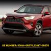 Front Windshield Wiper Side Cowl Extension Cover Trim for Toyota RAV4 - Replace 53867-0R070 53866-0R070 Pair