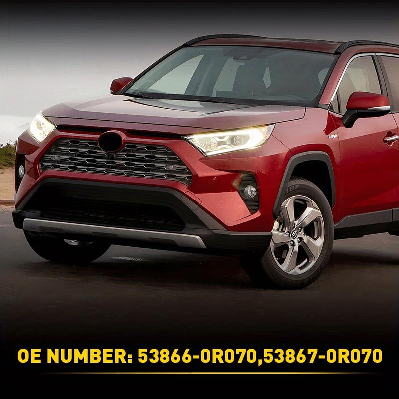 Front Windshield Wiper Side Cowl Extension Cover Trim for Toyota RAV4 - Replace 53867-0R070 53866-0R070 Pair