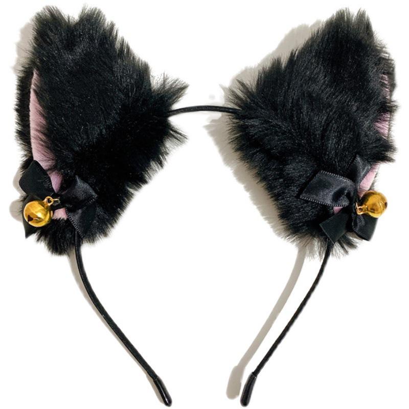 Women's Animal Ears Headband - Cat & Fox Design Hair Accessory for Halloween & Christmas