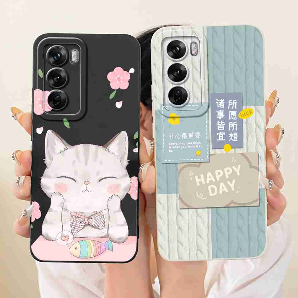 Soft Case For Oppo Reno12 Pro 5G Popular Sunflower Rabbit Fundas Cover For Oppo Reno 12 Reno12 Pro CPH2629 Protector Capa