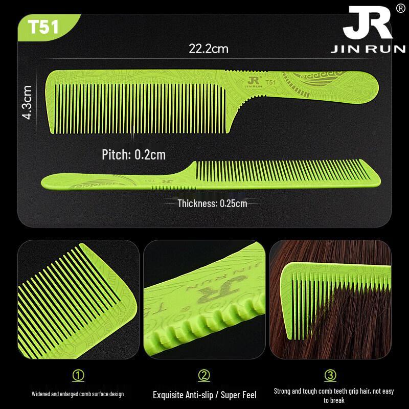LIEI Professional Flat Top Hair Cutting Comb