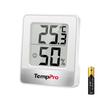 TempPro Digital Thermo-Hygrometer High Precision Indoor Large Display 3-Way Mounting