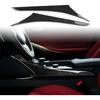 Schutzaufkleber Seitenverkleidung Mittelkonsole 2 Stück Premium-Aufkleber Echte Kohlefaser-Zubehör Kompatibel mit Lexus IS250 2014 2015/IS200t