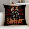 Brutal SSlipknotS Cushion Cover Breathable and skinfriendly linen pillowcase square removable and washable cushion
