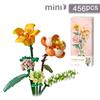 Romantic Rose Flowers Bouquet Building Blocks Sunflower Model Bricks Creative Desktop Decoration Kid Diy Toy Girl Birthday Gifts