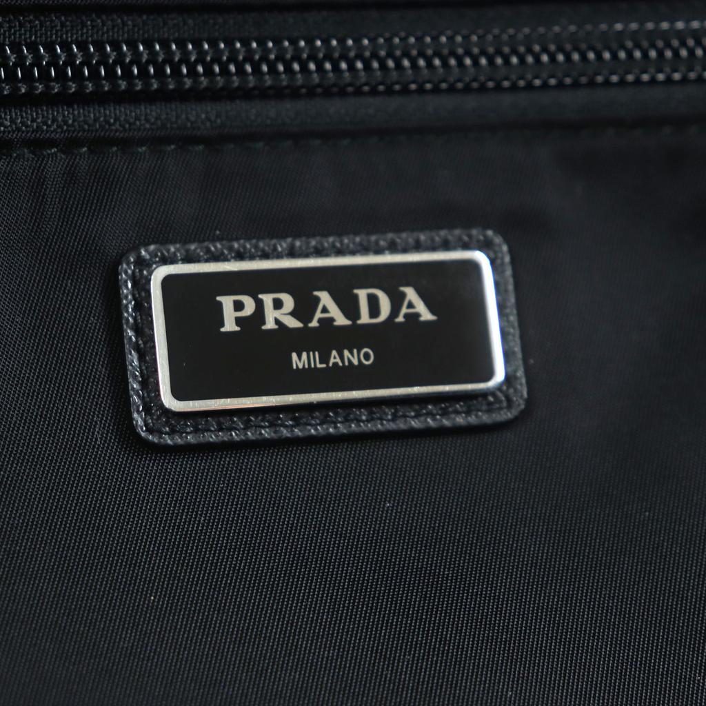 PRADA Shoulder Bag Testo Montagna black Test mens 2VH021 Used