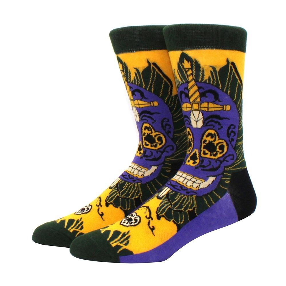 Herren mehrfarbig bedruckte Früchte, Essen, Damensocken, lustig, Skateboarden, Hip-Hop, Tiere, Socken