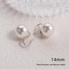 2025 Pure Silver Pearl Stud Earrings for Women - High-End Feel with Ear Drops & High Heels Ear Hooks