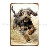 Wirehaired Dachshund Metal Sign Plates Create Living Room Decoration Plaques Tin Sign Poster