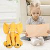 Elephant Shape Toy Doll Plush Companion Kids Early Education Stuffed Animal Doll with PP Cotton Filling Bedroom Sofa Lounge Decor