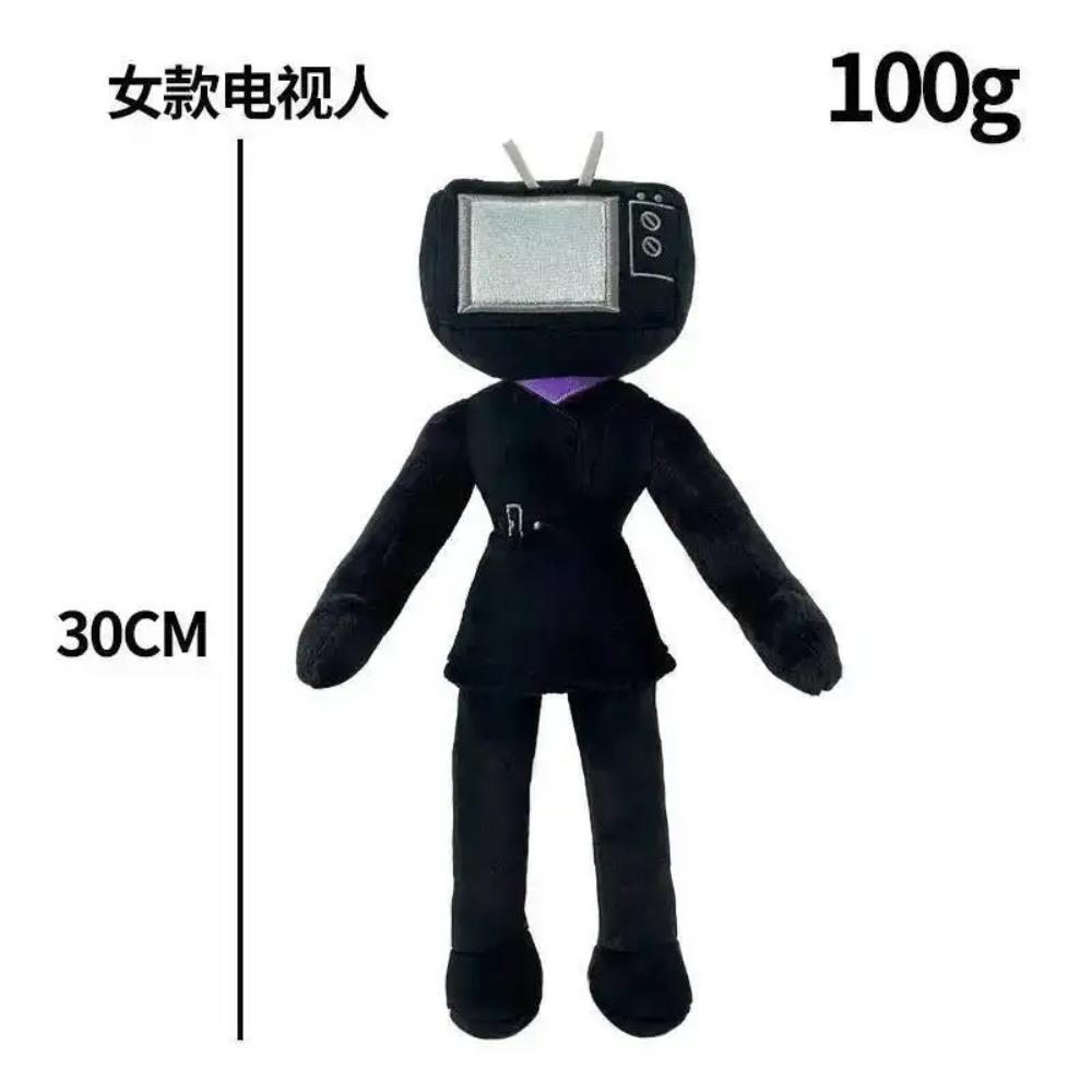 Skibidi Toilet Titani TV Man Speakerman Cameraman Peluche Titani Drill Man Clock Speaker Man Camera Man Peluche Giocattolo Morbido