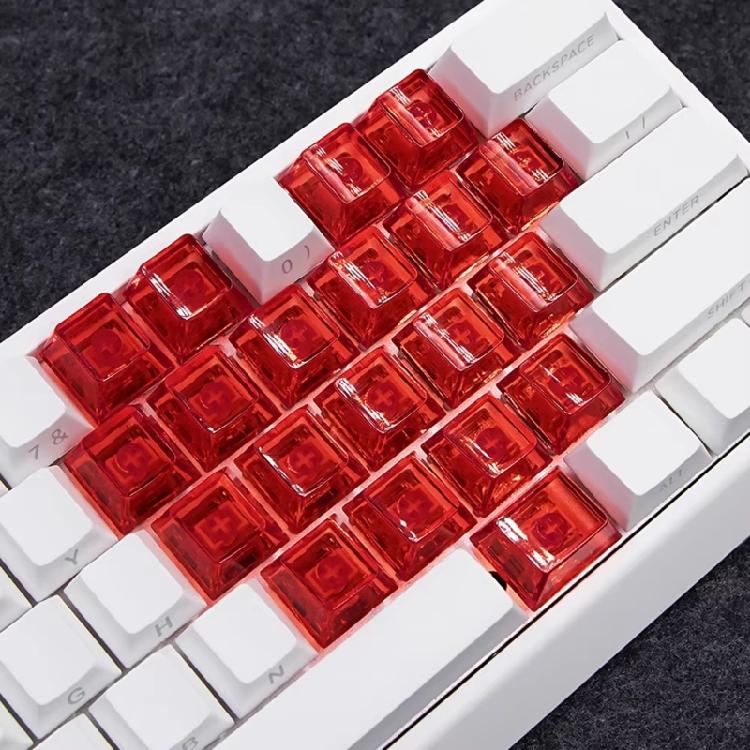PC Herz Keycaps 21 Tasten OEM Höhe Rutschfest Mechanisches Upgrade
