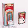 Wooden Cribbage Board Game, Traditional Pub Card Game with Scoring Board for Adults Family Bar Party