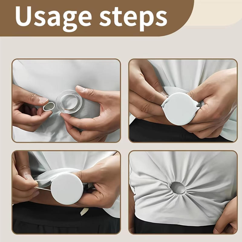 Hidden Waist Cinch Clips Set Dress Shirt Back T-Shirt Tie Circular Cincher Clothes Adjustable Women Fashion Simple Accessories