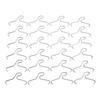 24pcs Brick Hook Multi Purpose Stainless Steel No Drill Brick Clamps for Hanging Xmas Wreaths Lights Decorations