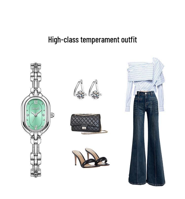 La Baoli LA686 Damen Luxus Retro Quarz Wasserdichte Armbanduhr