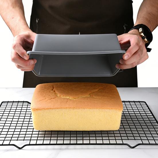 Silicone Cake Mold Non-Stick Heat Resistant Easy Bread Loaf Pan Release Bread Baking