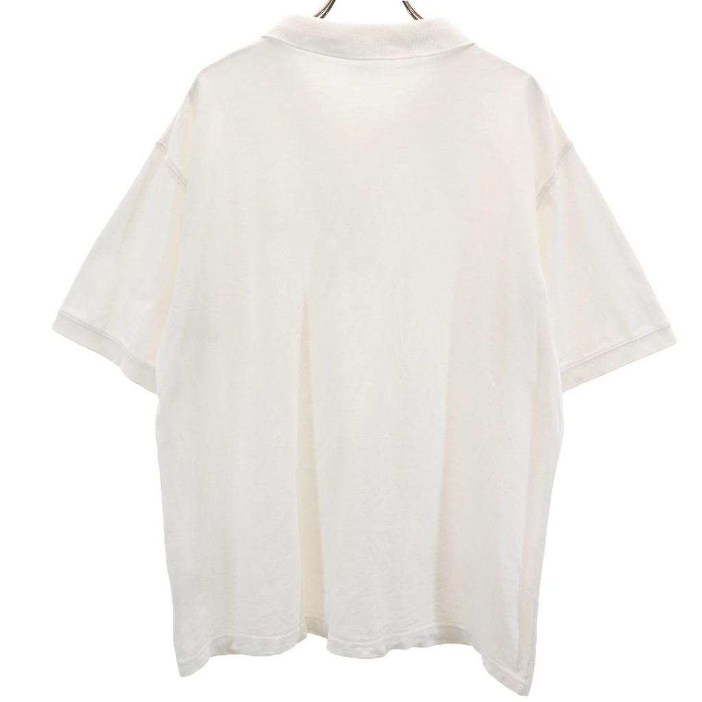 Nike Short Sleeve Polo Shirt L Off White Men's Used