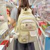 Zaino per la scuola nuovo stile ins giapponese ad alto valore fresco e dolce zaino con patchwork a colori contrastanti zaino leggero da viaggio per studenti delle scuole medie