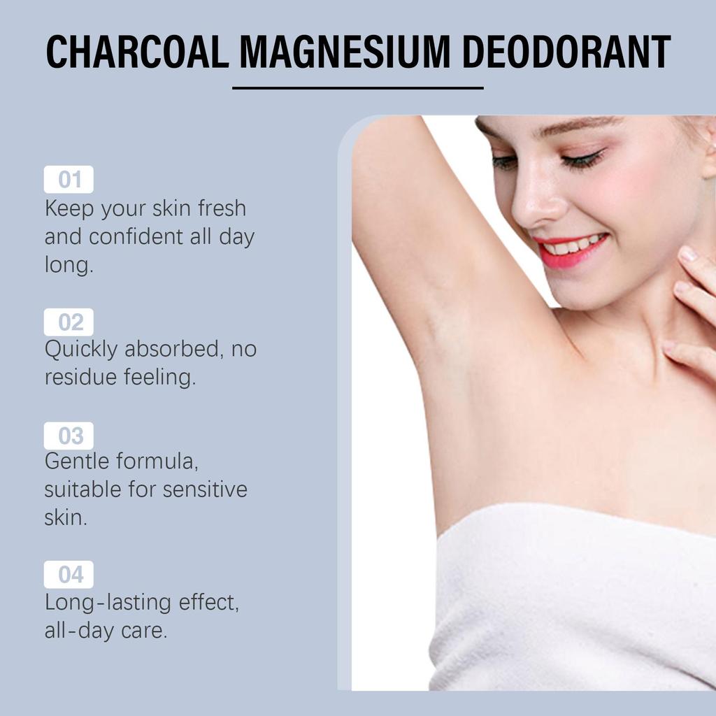 Charcoal Deodorant Stick for Armpit Long Lasting Freshing Sweat In addition to sweat, control the smell of sweat, refreshing, c