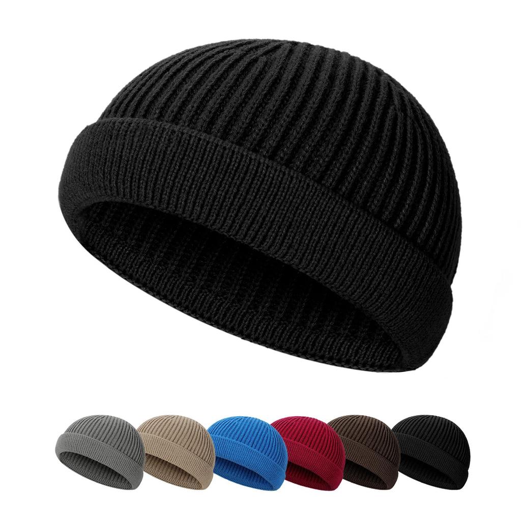 JASGOOD Knit Nylon Braided Knit Islamic Black Men's Hat, Hat, Beanie, Cap, Watch, Stylish, Women's, Unisex, Outdoor,