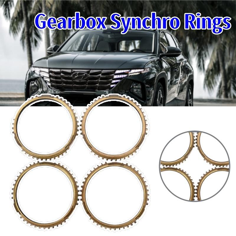 4PCS Gearbox Synchro Rings For Hyundai Tucson IX35 KIA Sportage 4339432410 4339432410FFF Car Accessories