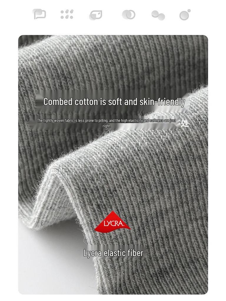 Extra Long Ribbed Dark Grey Leggings for Tall Women - Winter Fleece Lined Cotton Stripes