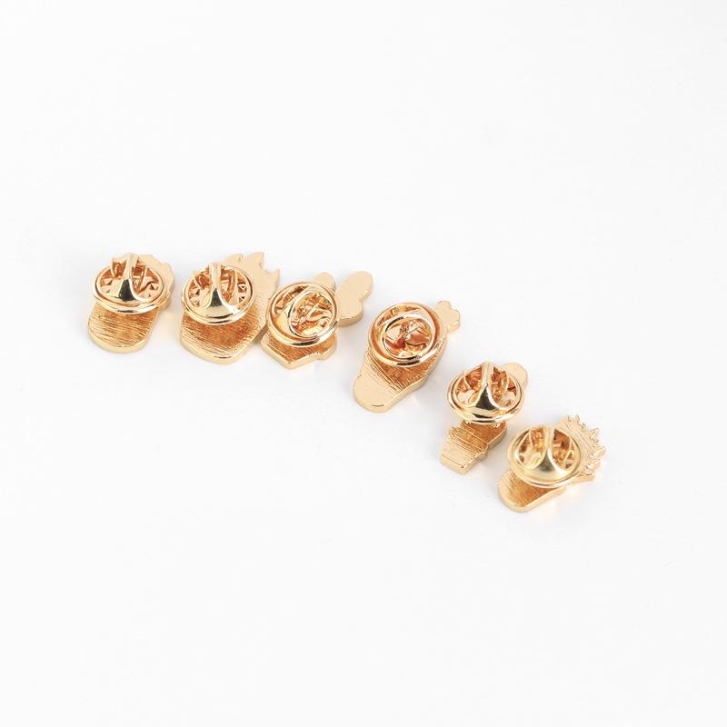 European & American Cute Cactus Succulent Brooch – Cartoon Denim Collar Pin Jewelry Accessory