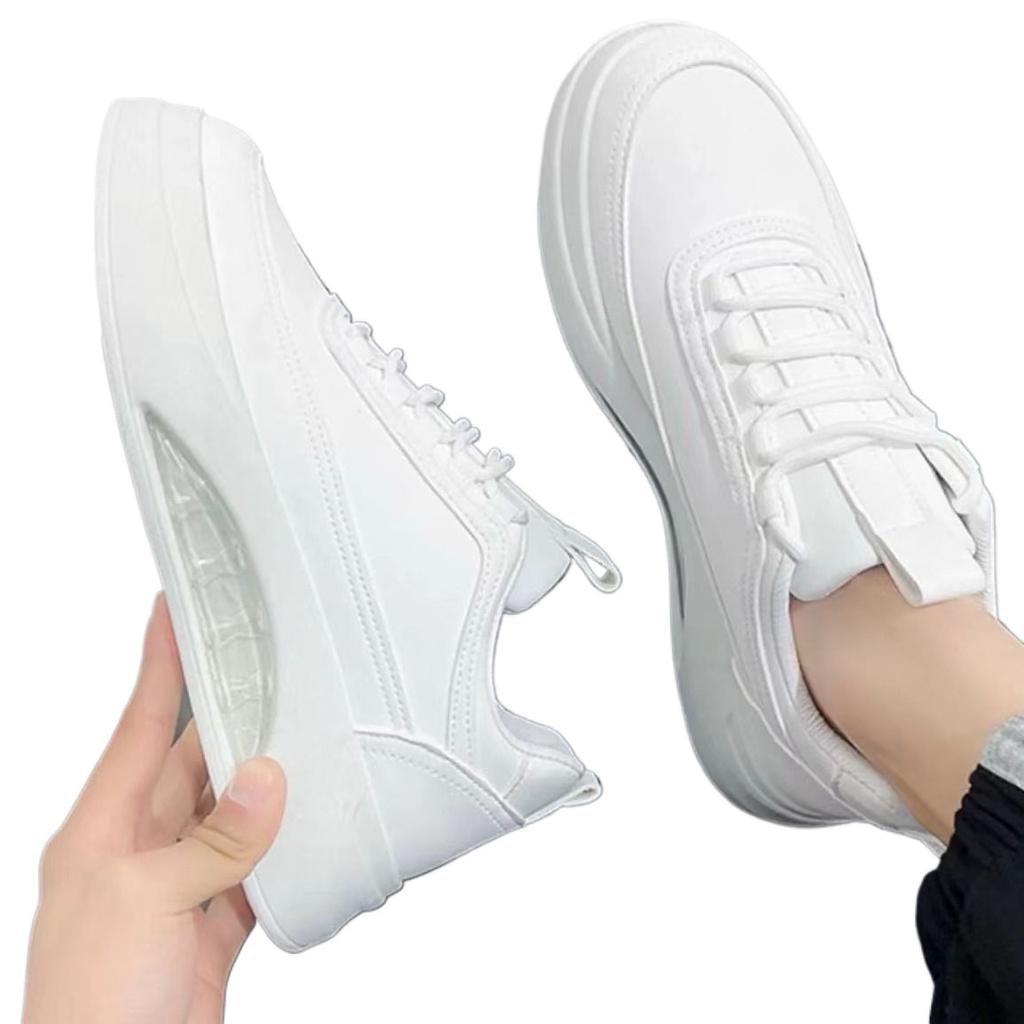 Autumn Heightening Board Shoes Men's Shoes 2025 New Versatile Popular Sports and Leisure Shoes Breathable Little White Shoes Men