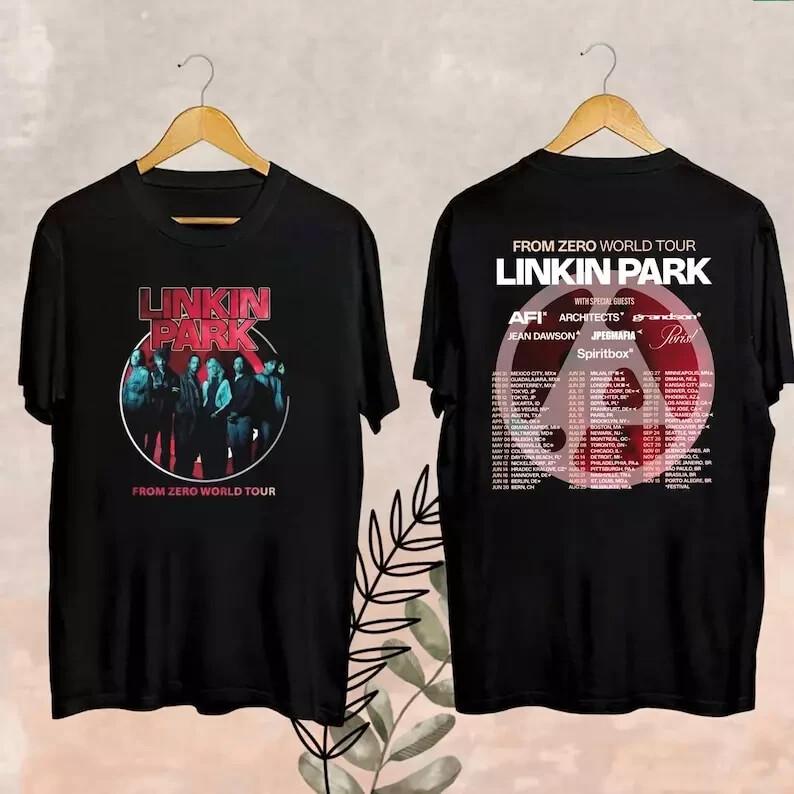 Мерч Linkin Park, Футболка Linkin Park, Футболка унисекс Linkin Park From Zero World Tour 2025 XXXL
