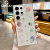 Clear Silicone Glitter Star Planet Case For Samsung Galaxy S24 S23 Plus Ultra FE A55 A35 A25 A15 A54 A34 A14 A05 A04S Soft Cover