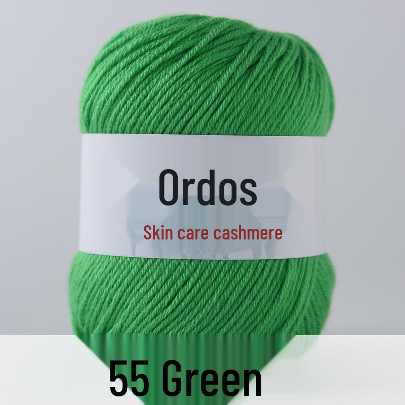 Genuine Baby Cashmere Yarn: Hand-Knitted Scarf for Infants & Toddlers, Medium Thick Milk Cotton for Crochet.