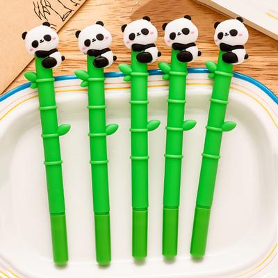 1 Stück Schreibwaren Niedlichen Cartoon Stift Schule Mode Büro Kawaii Versorgung Panda Bambus Tiere Gel Stift