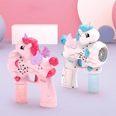 Κορεατικά παιδικά παιχνίδια Keyzus Unicorn Turbo Automatic Bubble Gun
